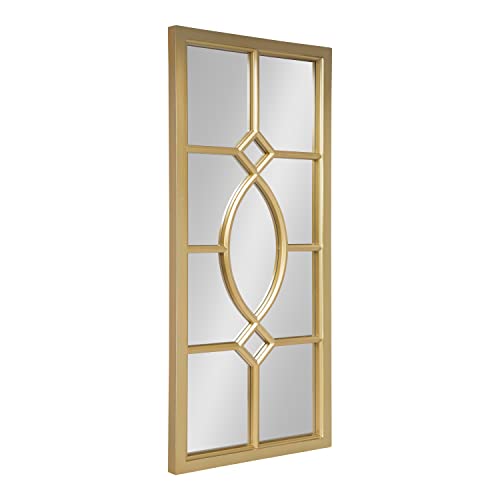 Dark Bronze Window Wall Accent Mirror E4648