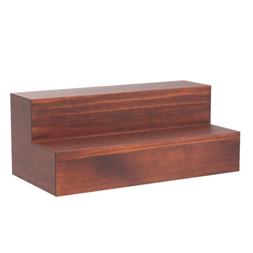 2 Pack 16 Inch 2 Tier Real Wood Bar Shelves N581