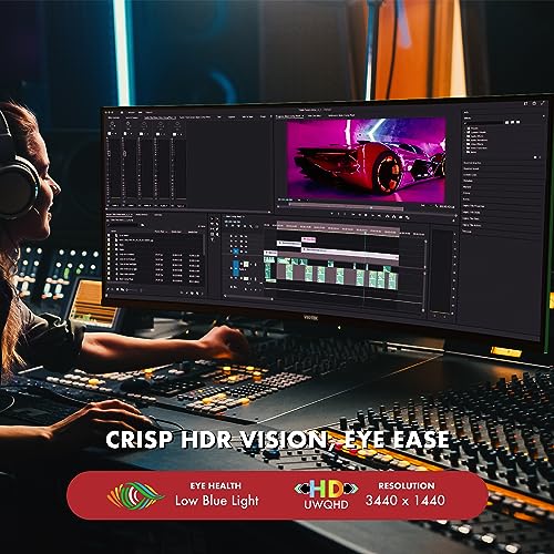 34 Inch UWQHD 144Hz Curved Gaming Monitor H733589