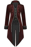Medieval Steampunk Tailcoat Halloween Costumes Jacket S815