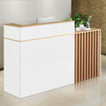 Reception Desk with Lockable Drawer & Door Cabinet B407657