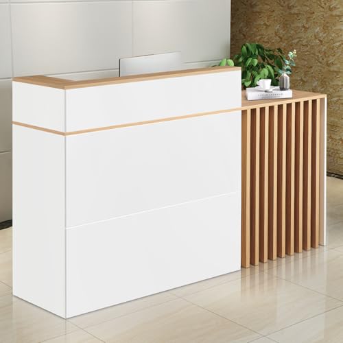 Reception Desk with Lockable Drawer & Door Cabinet B407657