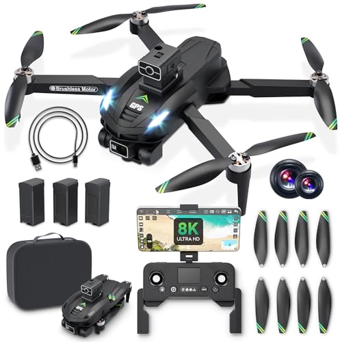 8K Camera Drone with 3 Batteries S801462