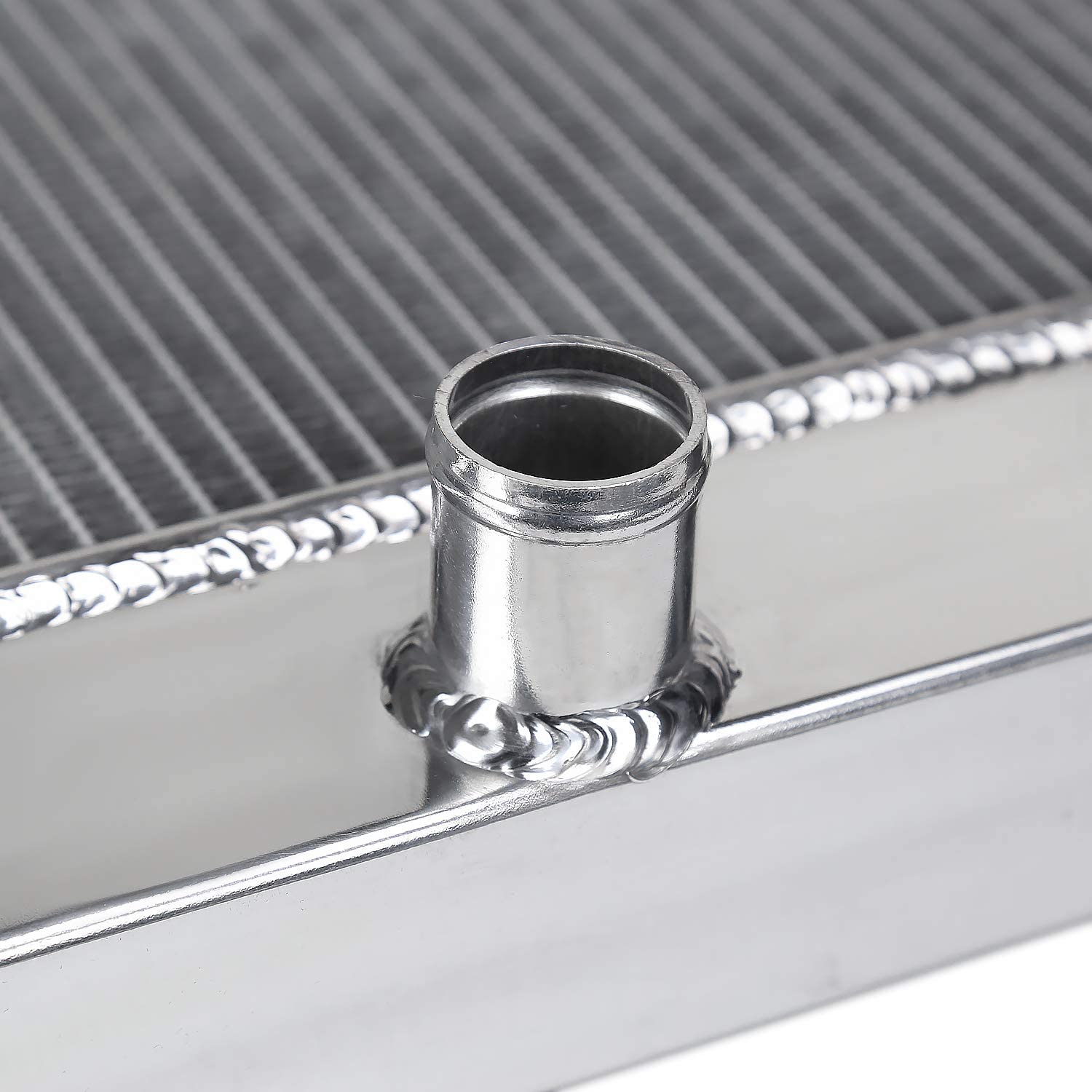 62mm 3Row Aluminum Radiator For 1955-1957 Chevy Bel Air Nomad V8 MT I32446