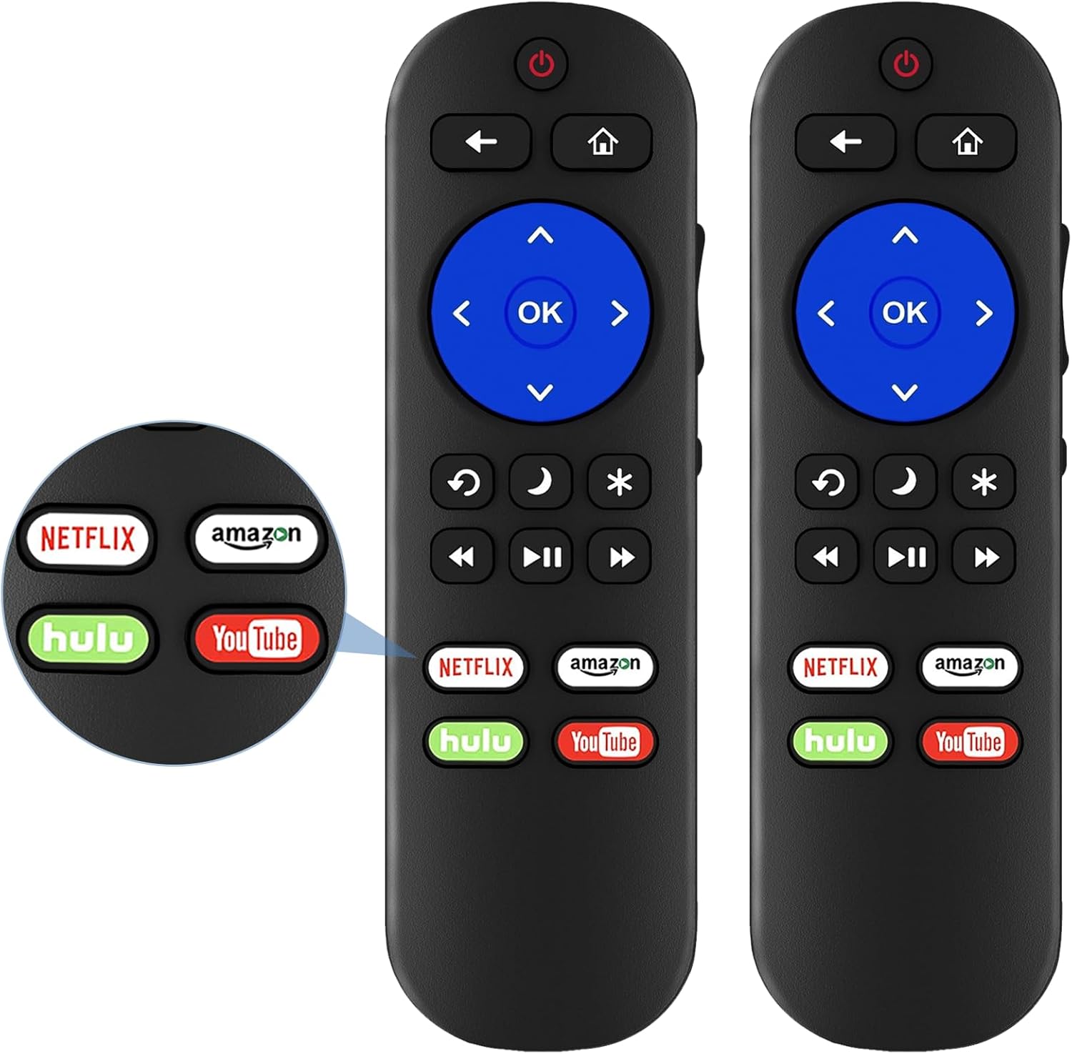 Pack of 2 Universal Remote for Roku TV P705848