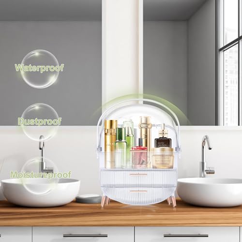 Crystal White Makeup Organizer A60636