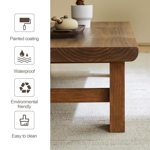 Solid Wood Low Coffee Table (100cm) P15471