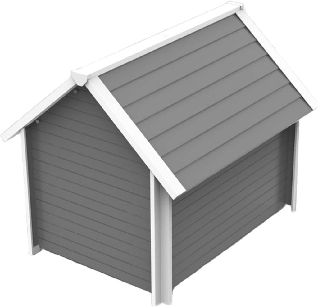 Extra Large Pet Dog House Outdoor Bunk Style Shelter Raised Floor V506