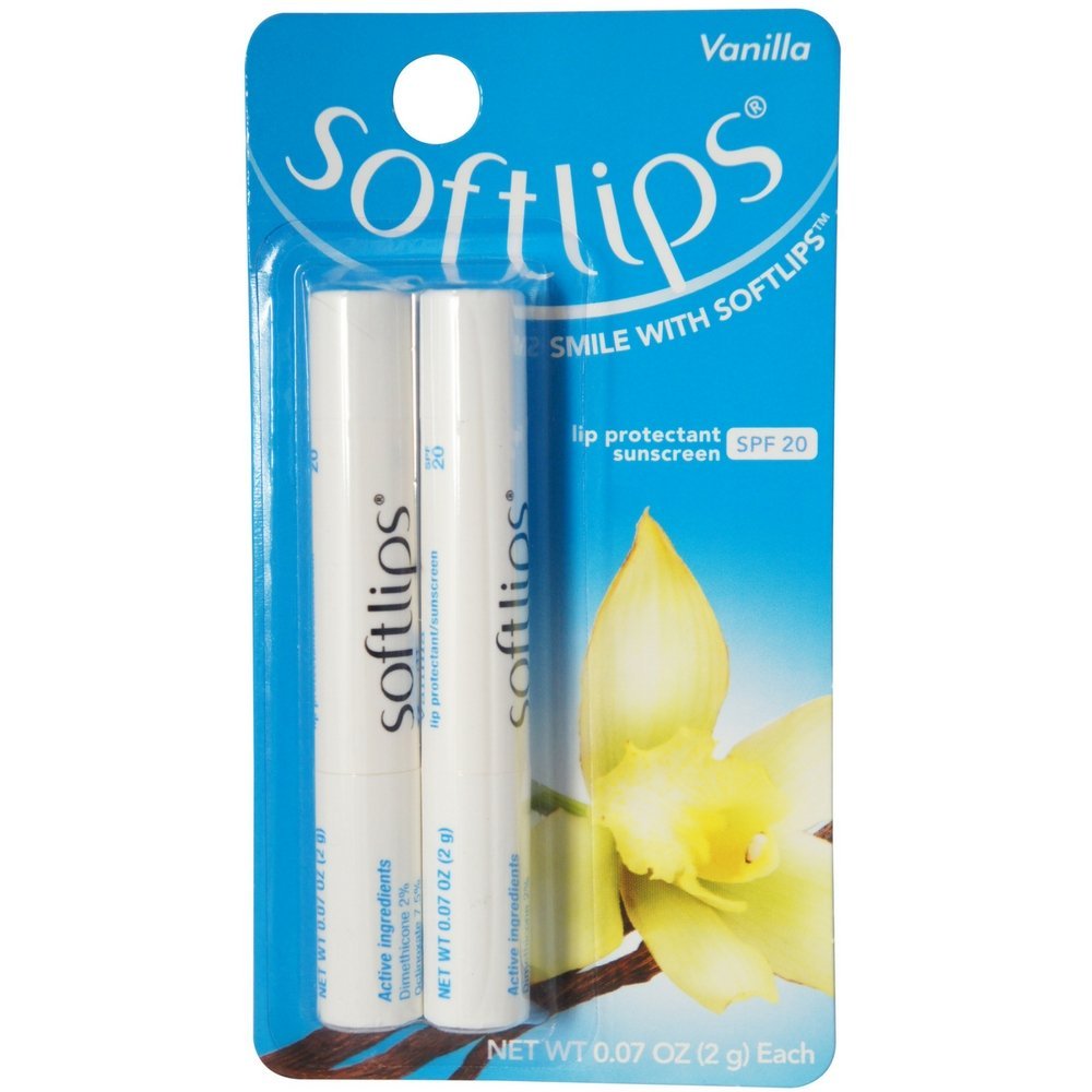Vanilla Lip Protectant SPF 20, 0.07 Ounce (Pack of 2) S283053
