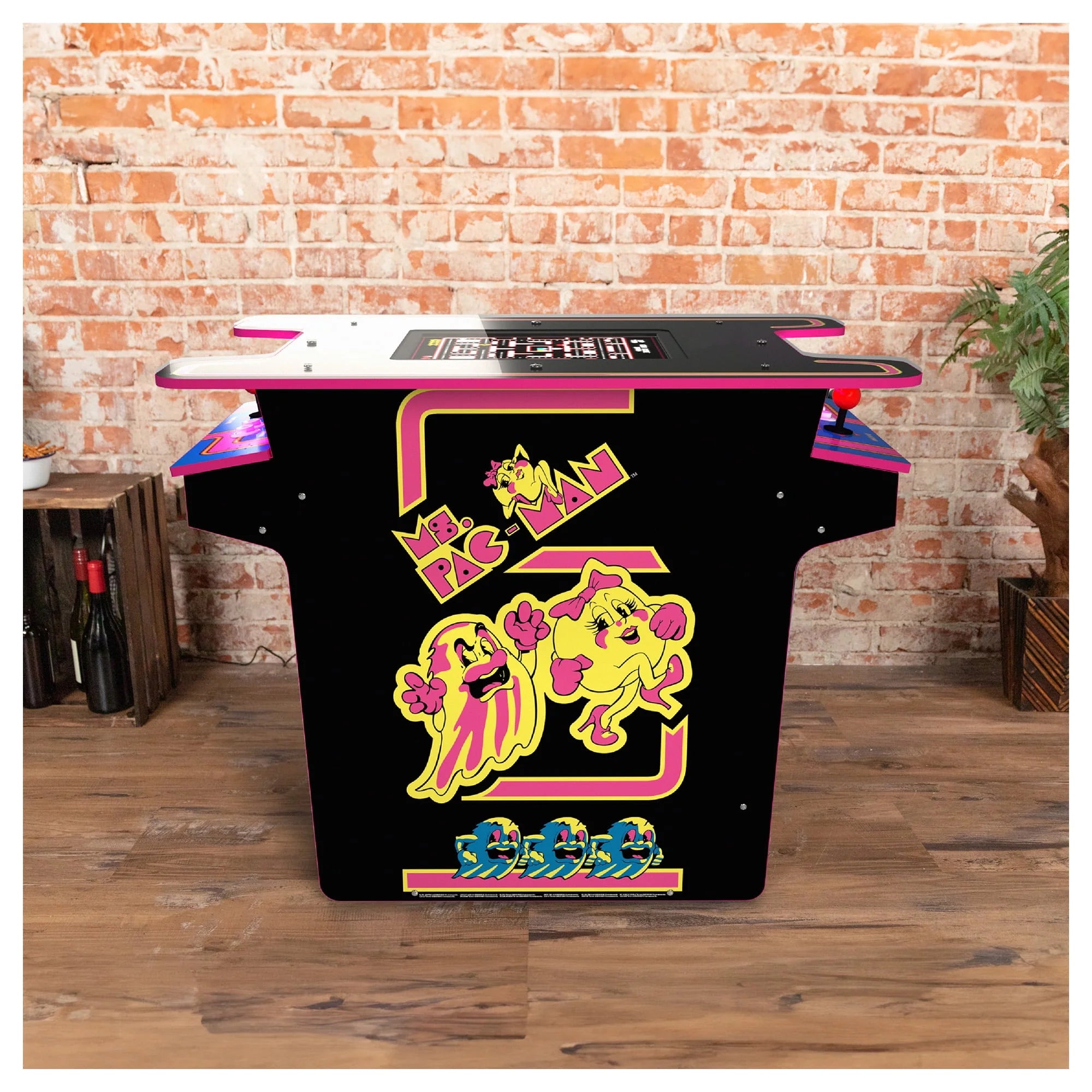 Black Head-to-Head Arcade Table with 12 Games F21811