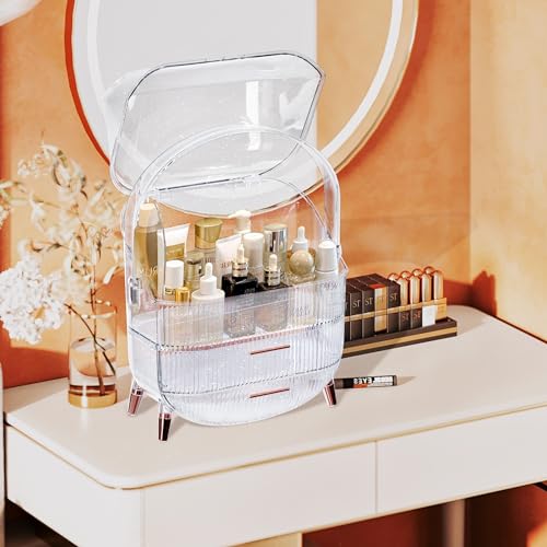 Crystal White Makeup Organizer A60636