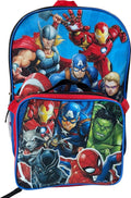 15 Inch Kids Backpack With Removable Lunch Box Set (Red-Blue) A678