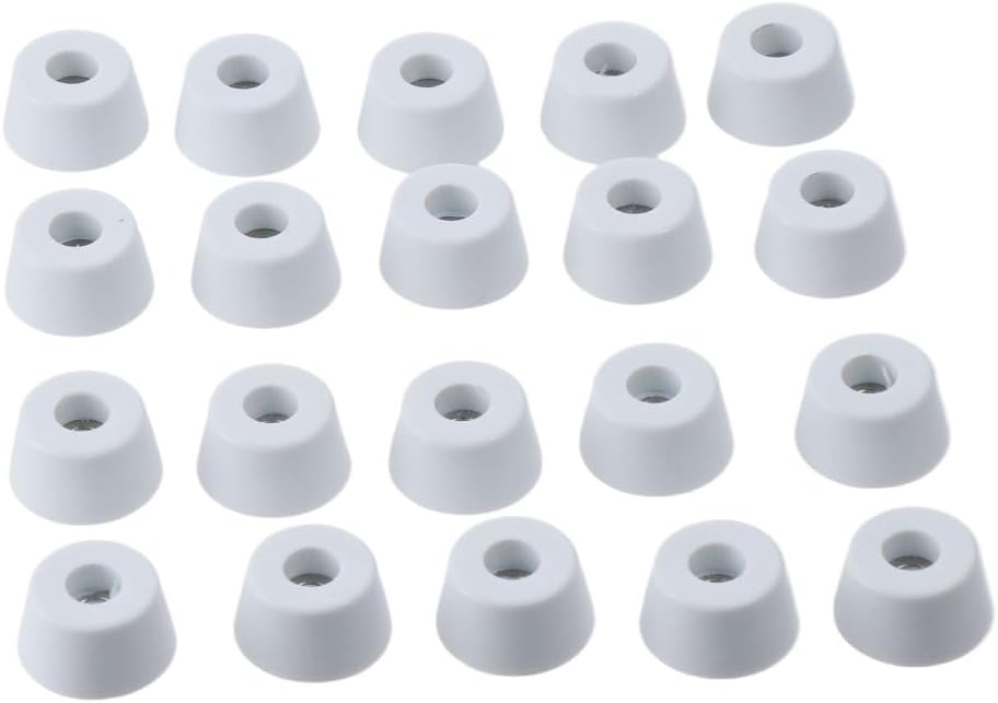 20 Pcs Round Furniture Pads Chair Feet Glides N59460