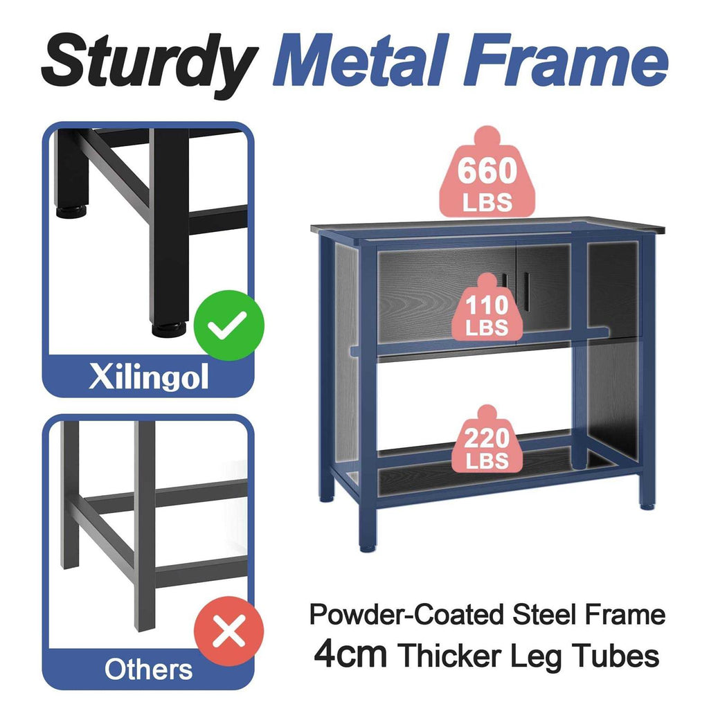 40-50 Gallon Aquarium Stand with Cabinet N1906