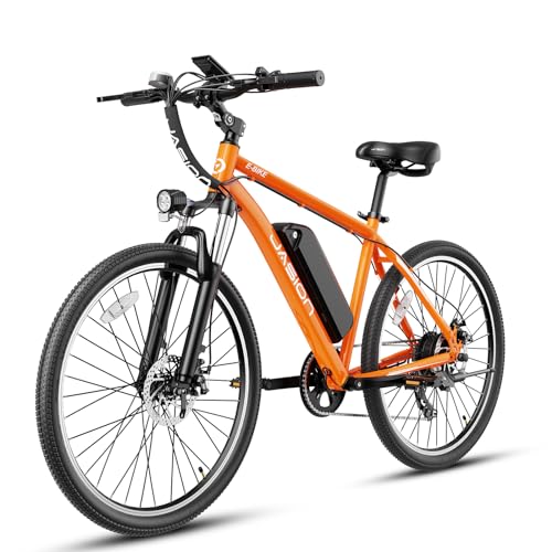 Electric Bike with Peak 500W Brushless Motor, 360Wh Removable Battery, 7-Speed, 26" Tires and Front Fork Suspension Z141075