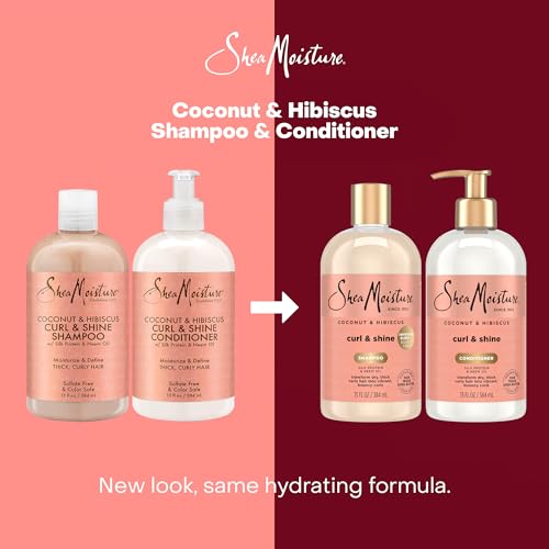 Coconut & Hibiscus Curl & Shine Shampoo & Conditioner, 16 Oz F38704