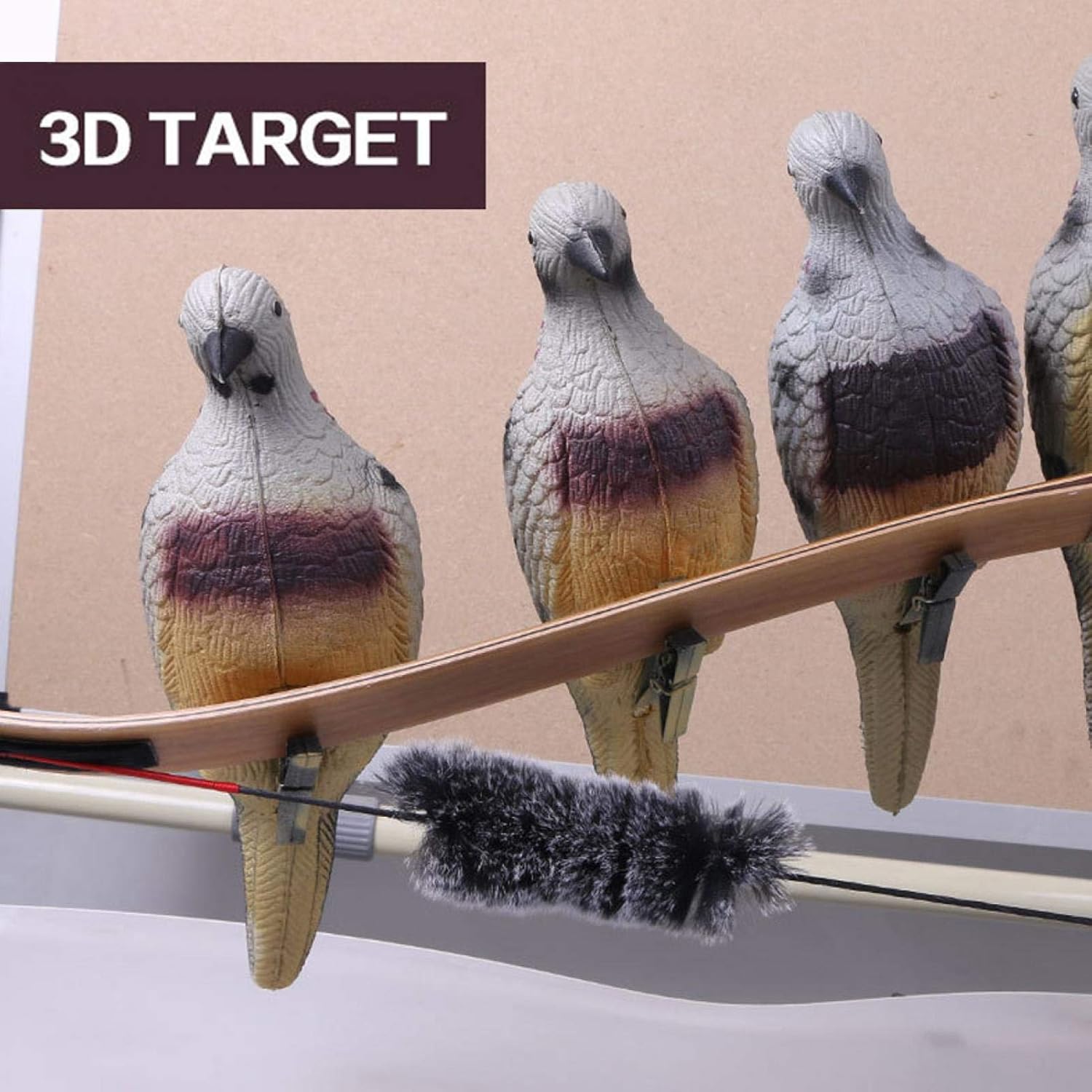 5 Pcs 3D Foam Archery Bird Target V2041