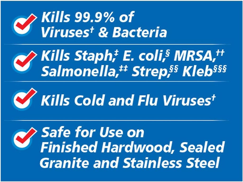 78 Count Disinfecting Wipes Variety Pack (Pack of 5) U9703