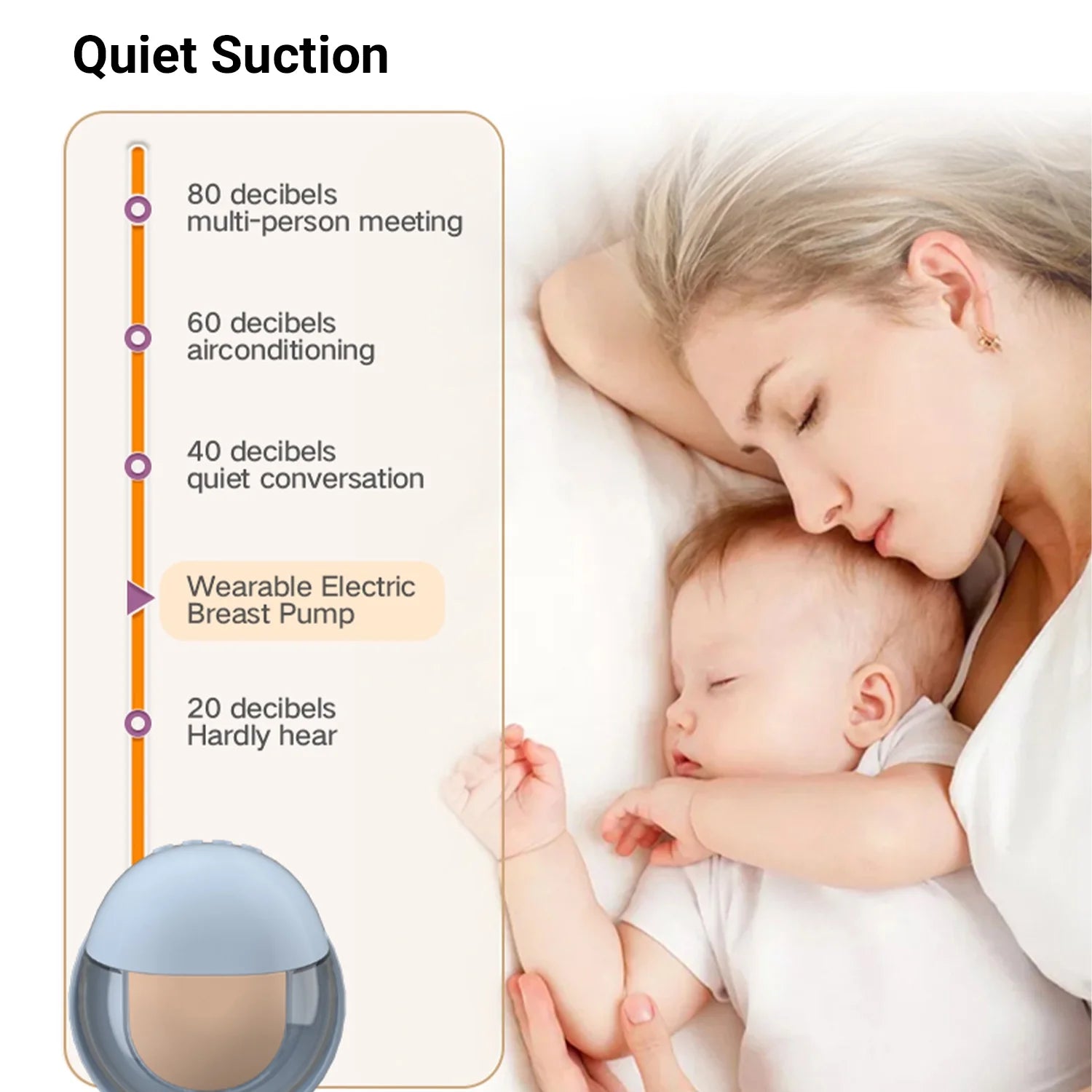 Wearable Electric Breast Pump S4496