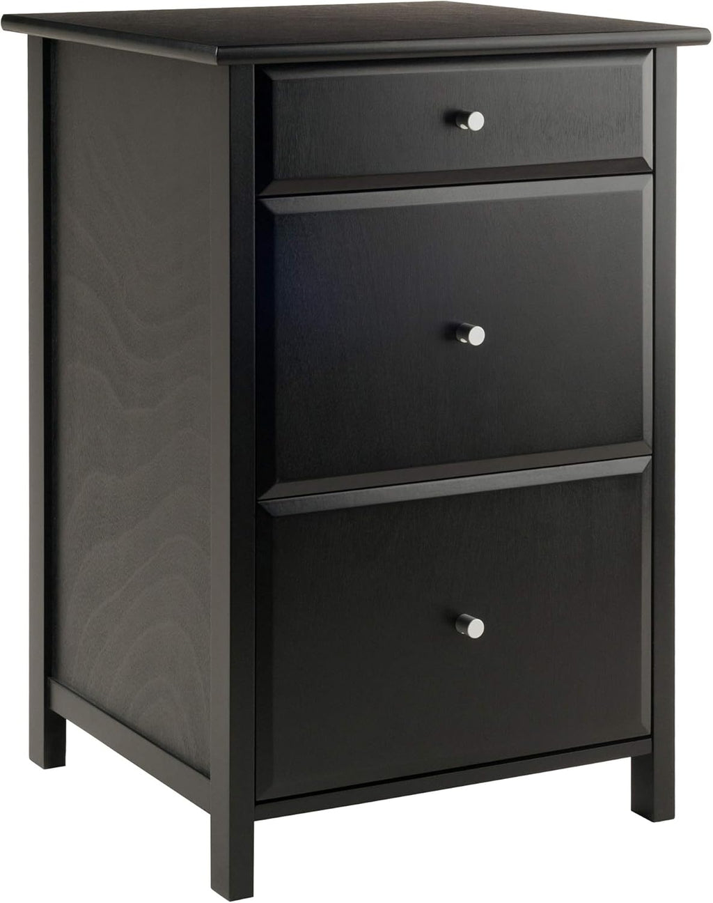 Black File Cabinet Y284