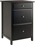Black File Cabinet Y284
