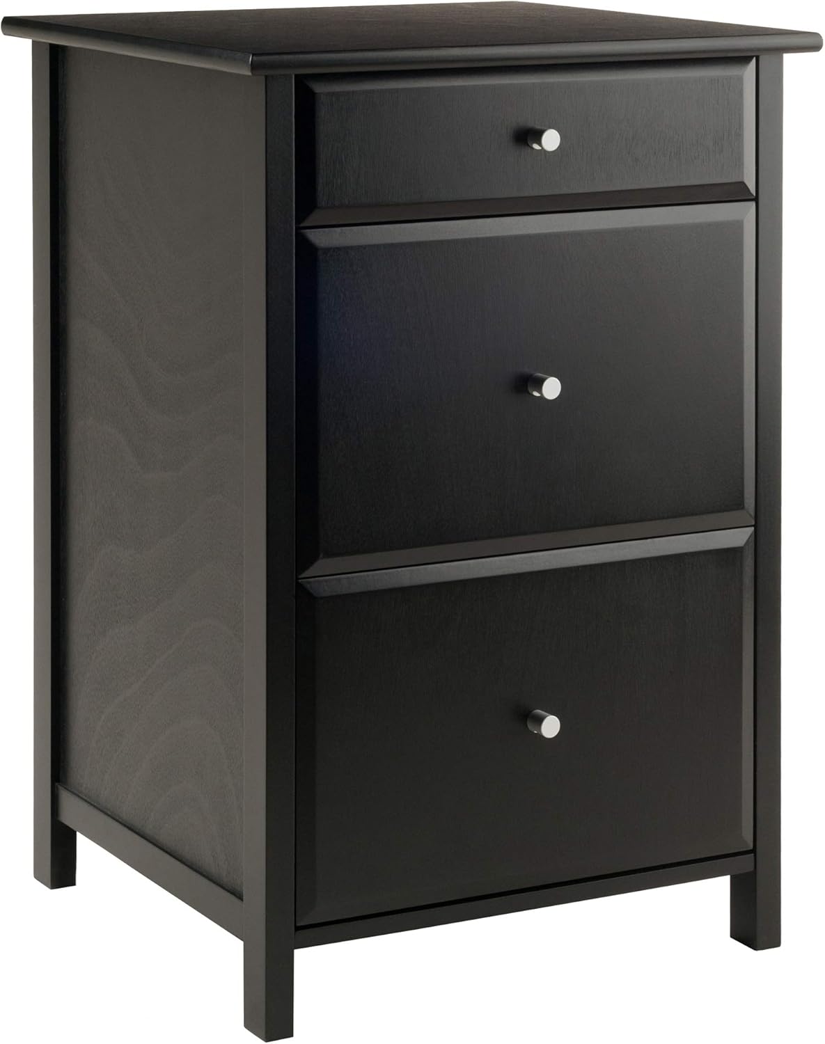 Black File Cabinet Y284