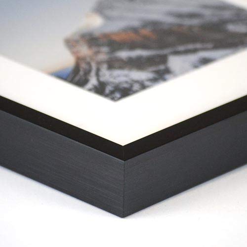 22 x 42 1/2 Satin Black Metal Frame J8124