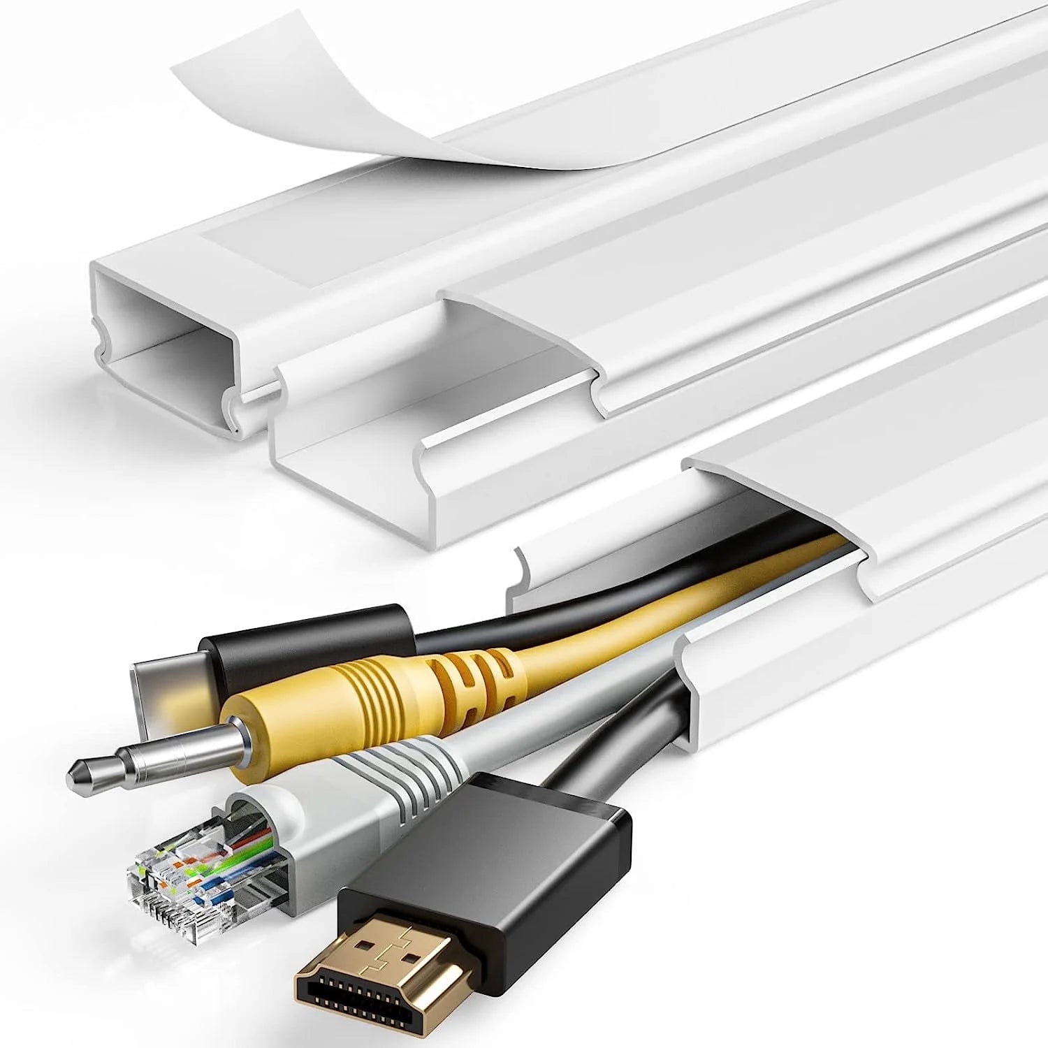 White Cable Raceway Kit K837562