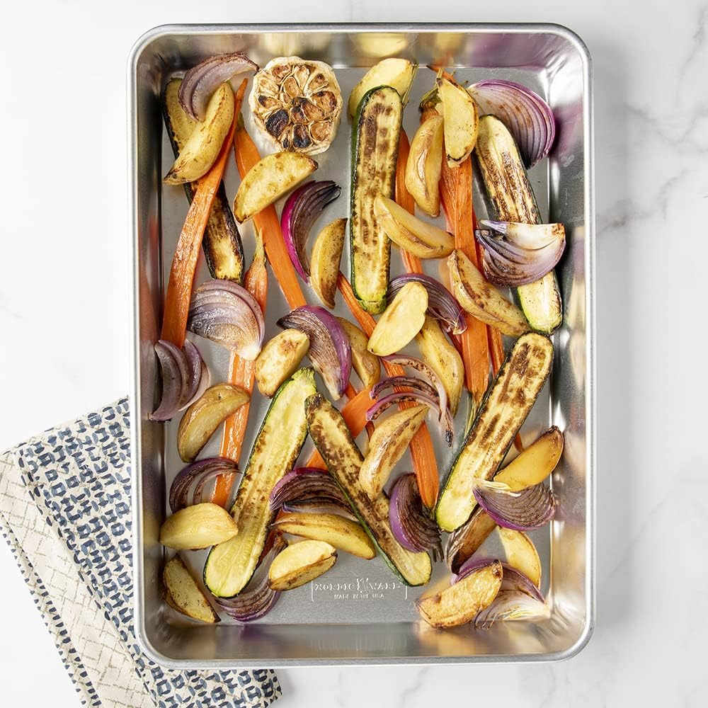 Silver High Sided Sheet Cake Pan Z36533