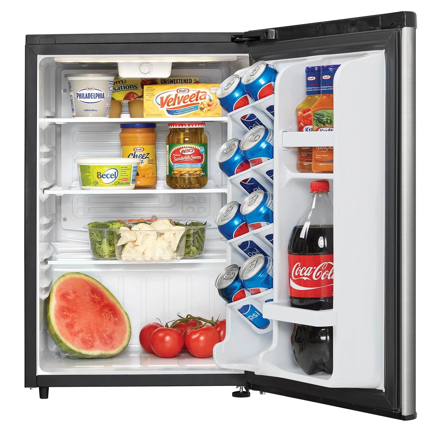 2.6 Cubic Foot Steel Compact Refrigerator J336