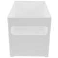 White 21X15X14CM Storage Bin C4422