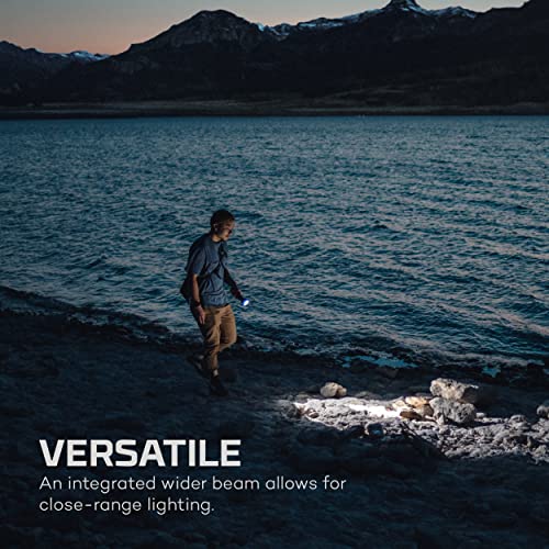 Rechargeable LED Flashlight with 4 Light Modes, Storm Gray T5647