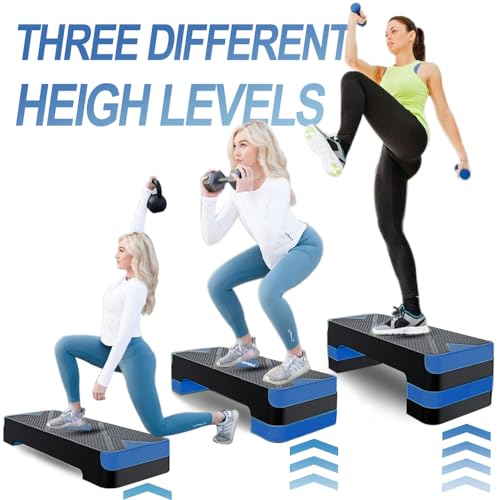 Adjustable Aerobic Step Platform with 4" 6" 8" Risers N903