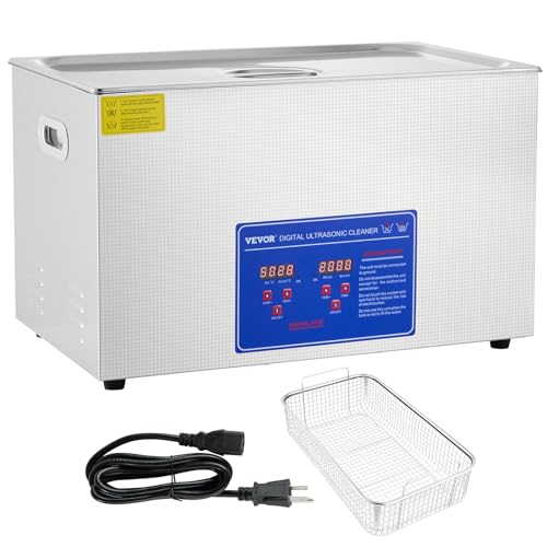 30L Industrial Ultrasonic Cleaner with Digital Timer Heater 40kHz 1100W U500
