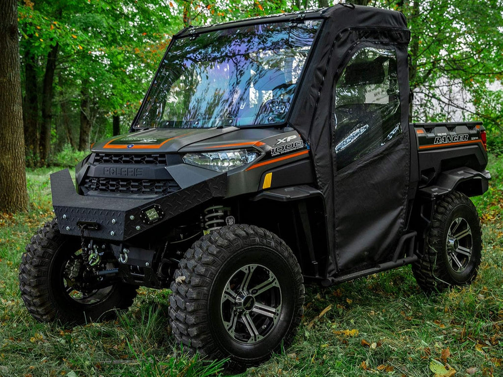 Soft Cab Enclosure Doors - 1 Pair of Front Doors - Resistant to Water, Punctures, and Tears N50912