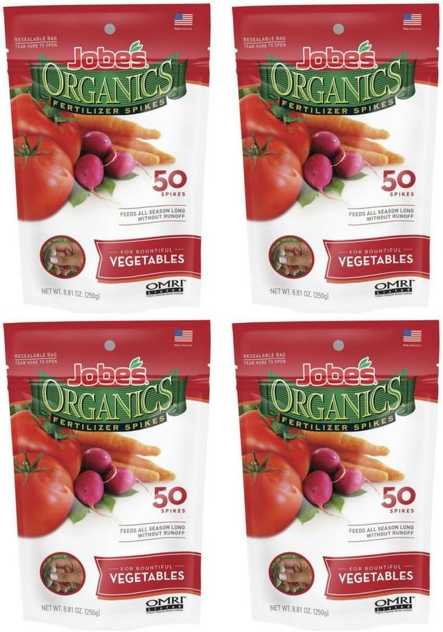 50 Spikes per Package (4-Pack) Vegetable & Tomato Fertilizer Spikes L18278