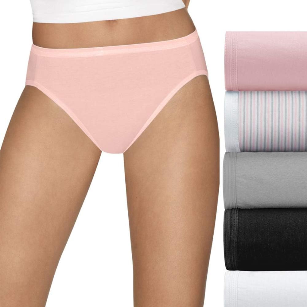 12 Pack Cotton Hi-Cut Panty U75424
