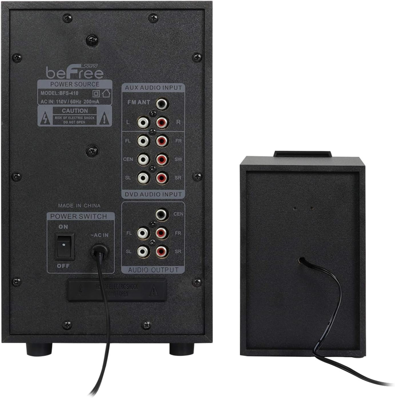 Red 5.1 Channel Bluetooth Speaker System with Remote Control R372