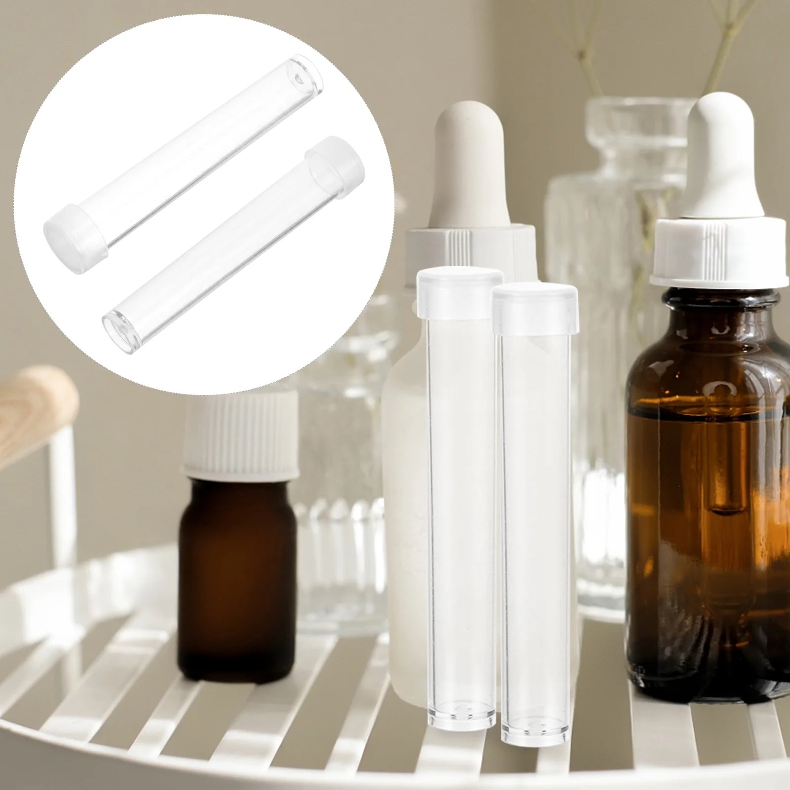 100 Pcs Clear Plastic Storage Bins G435