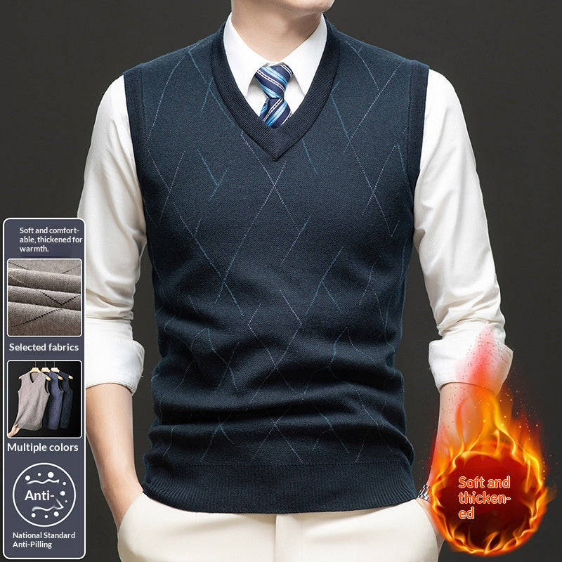 Men’s Sleeveless Knitted Vest