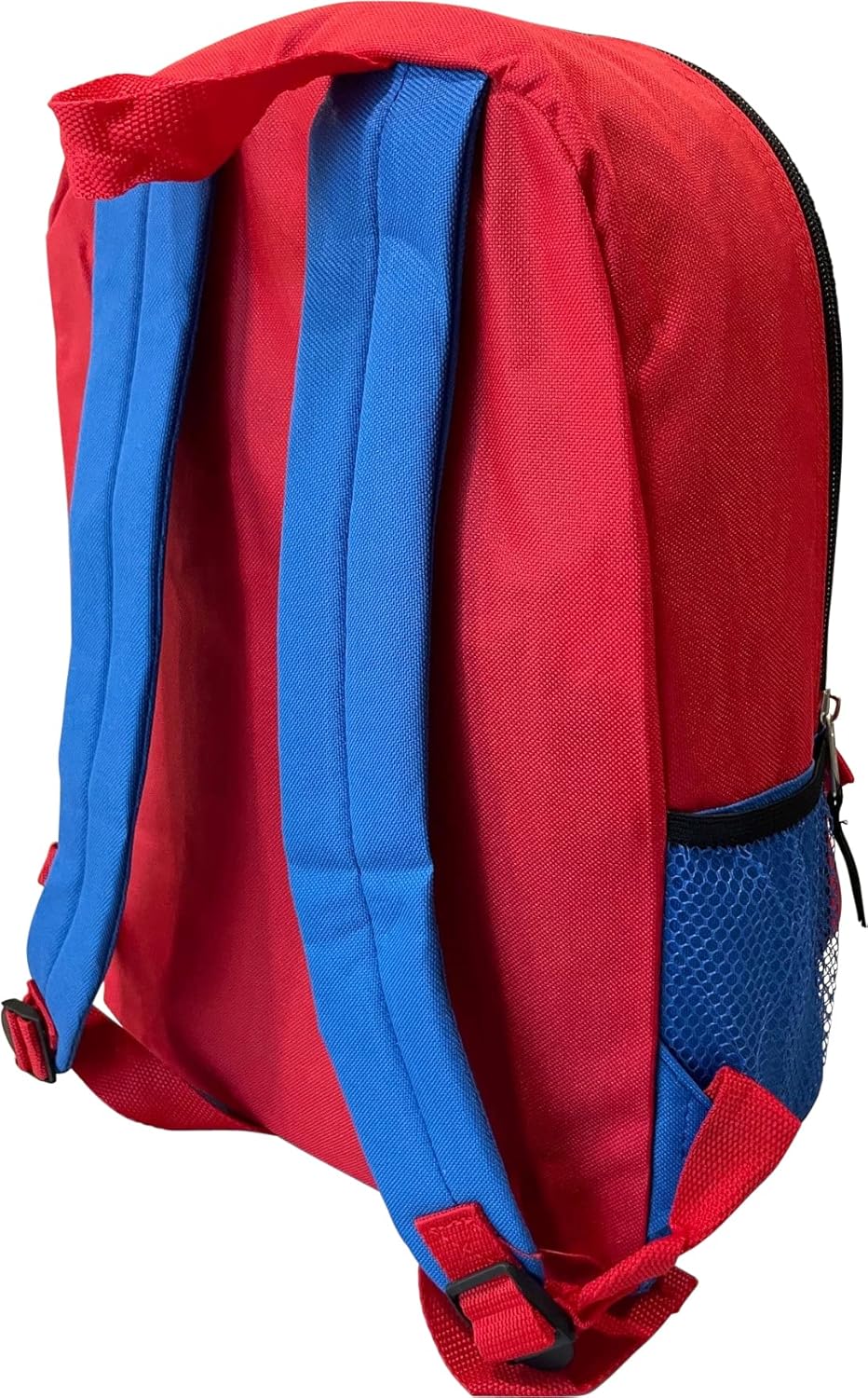 15 Inch Kids Backpack With Removable Lunch Box Set (Red-Blue) A678