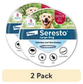 (2 pack) 8-Month Flea & Tick Prevention Collar for Large Dog C76783