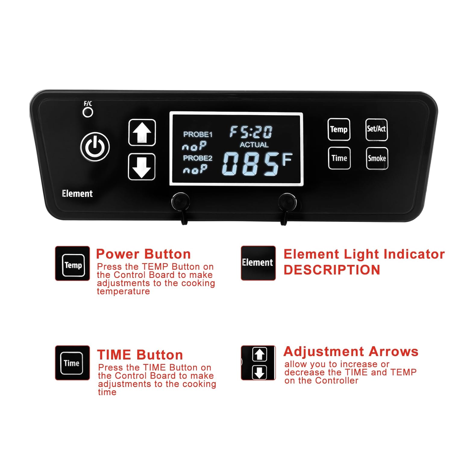 Digital Thermostat Control Board Replacement Parts L2584