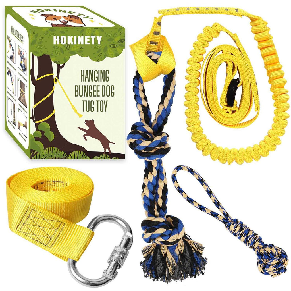 Dog Hanging Bungee Tug Toy Interactive Tether Tug-of-War J7426