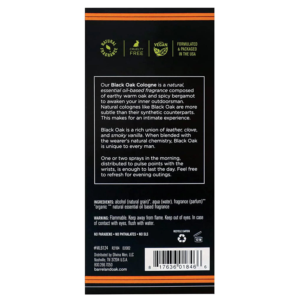 Black Oak Cologne 2.7 fl oz N822381