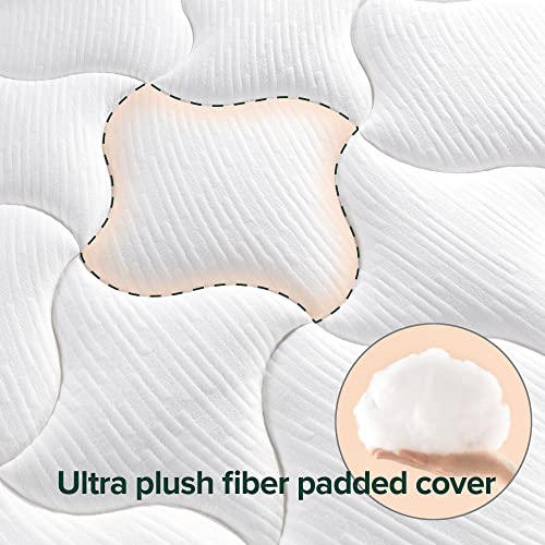 8 Inch Queen White Memory Foam Mattress K66122
