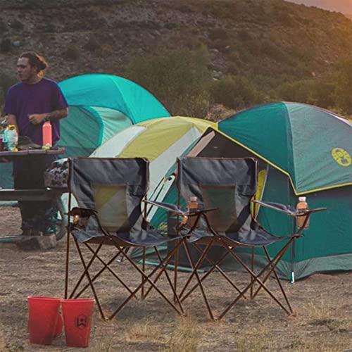 Navy Camping Chair with Cup Holder C8279