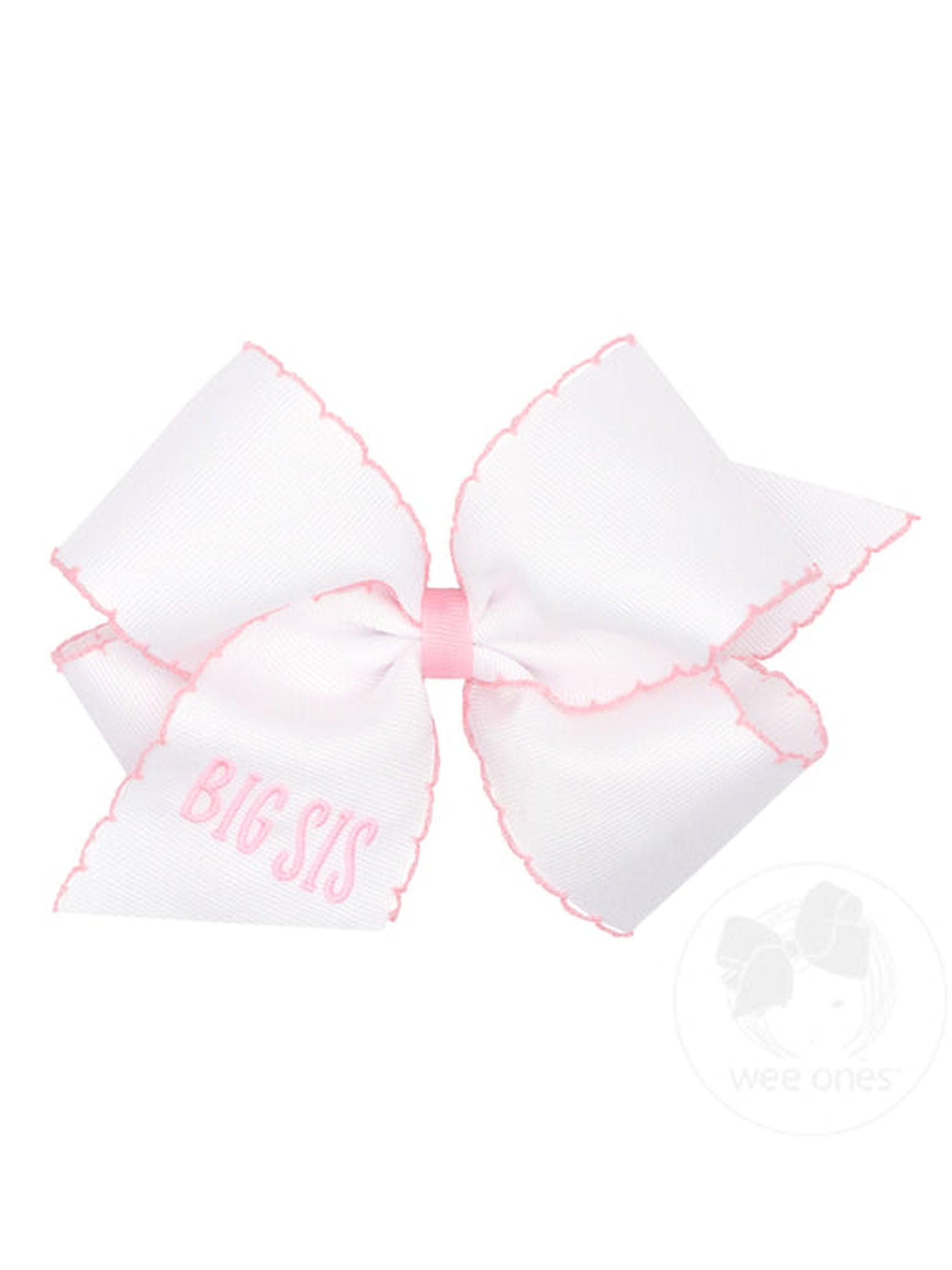 Big Sister Grosgrain Moonstitch Bow