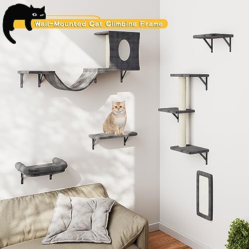 Dark 6pc Cat Wall Furniture Set P99049