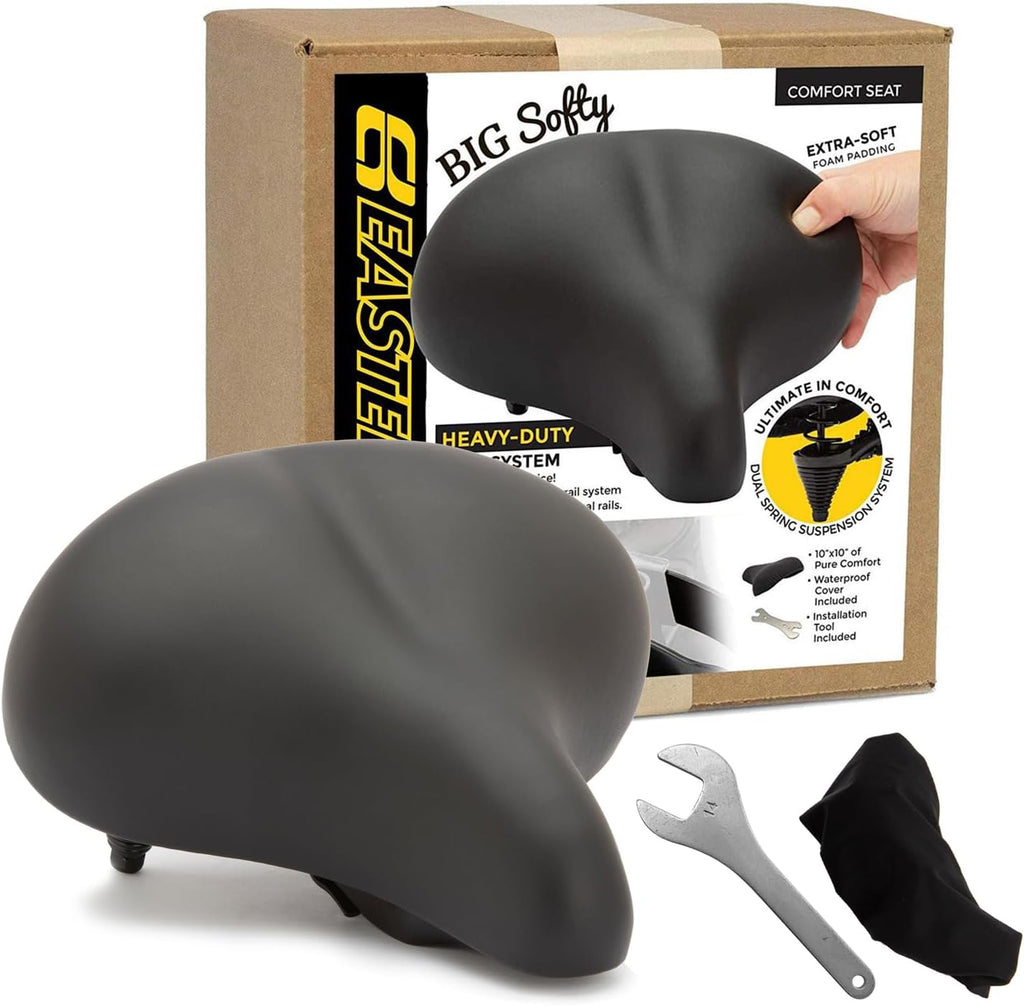 Large Wide Padded Bicycle Saddle Y842